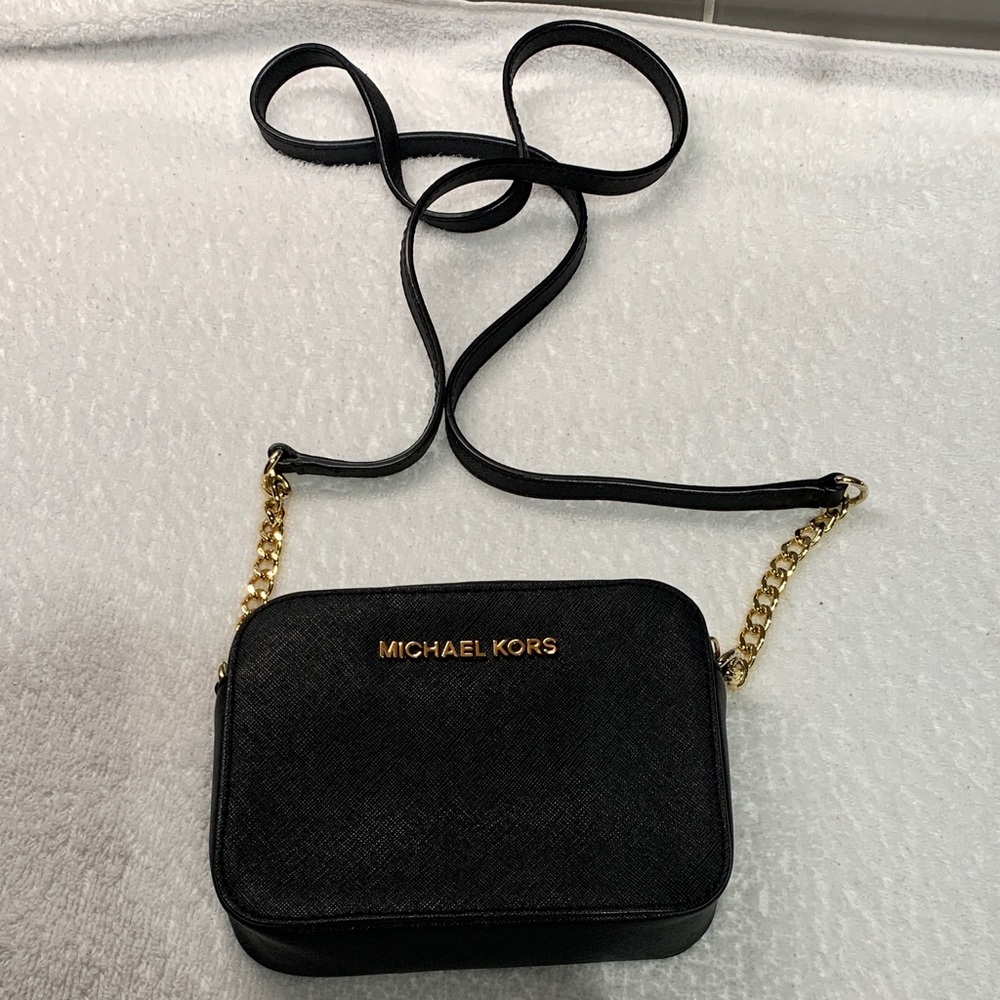 Michael Kors Black Mini- Crossbody Bag